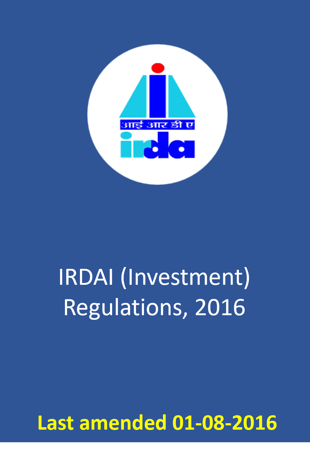 IRDAI (Investment) Regulations, 2016